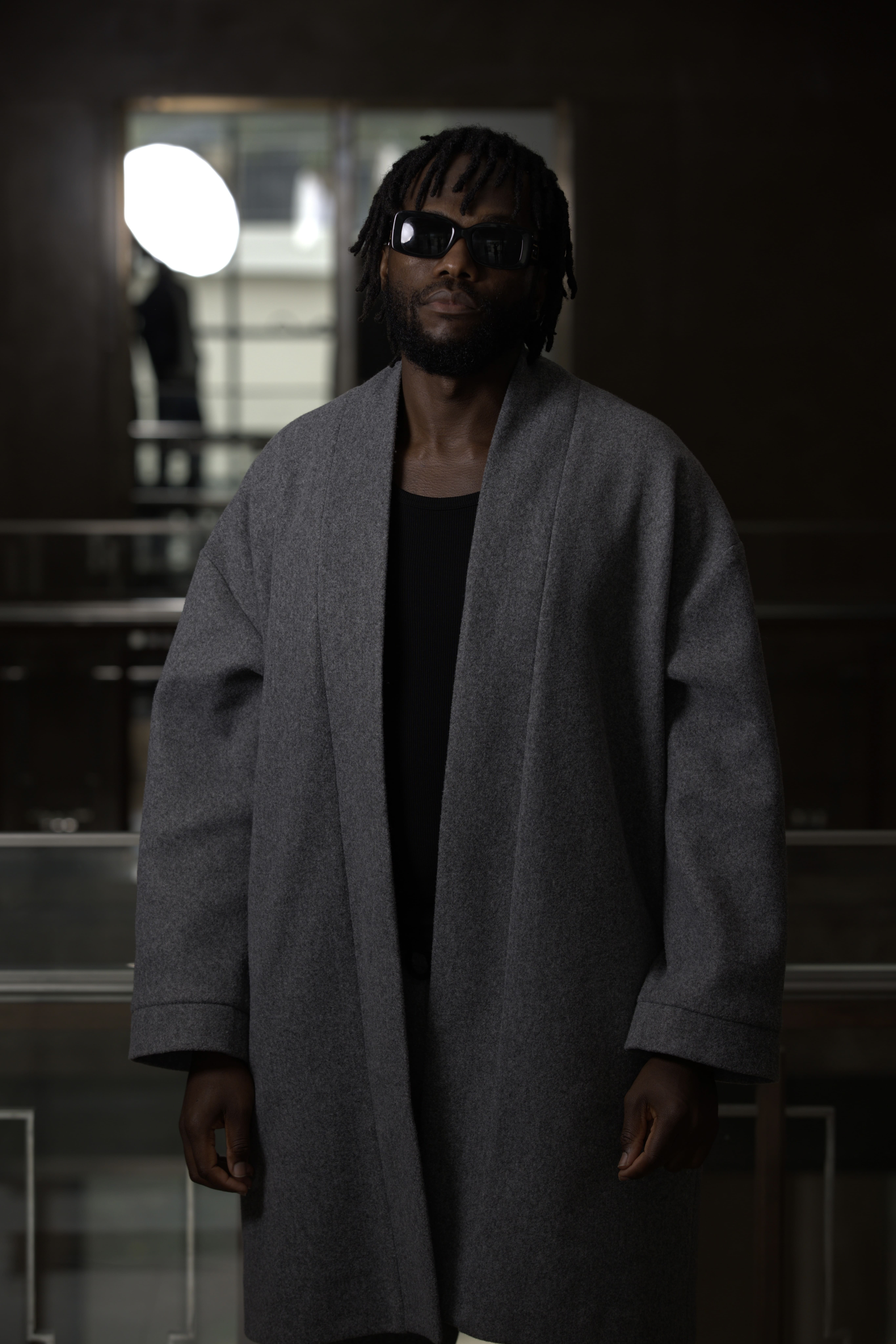 Look Manteau Gris