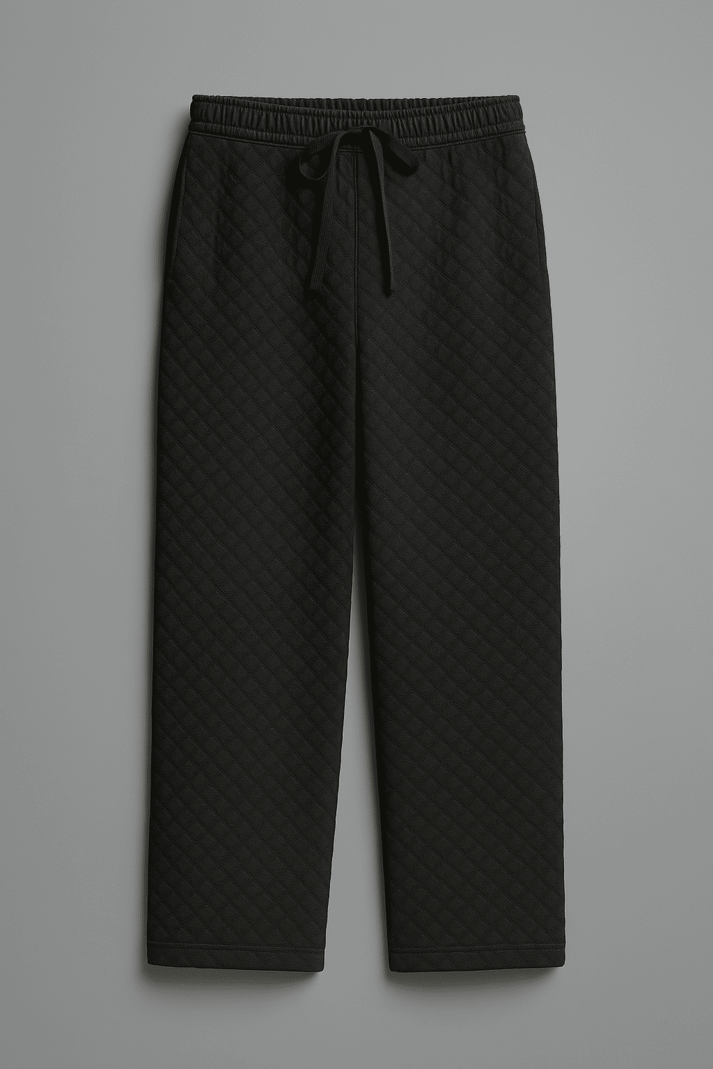 Pantalon Matelassé Noir